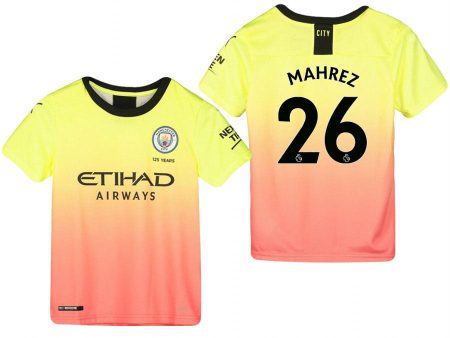 Riyad Mahrez Manchester City Youth 19 20 Away Jersey Supply