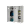 Vipack - Amori 3DR Wardrobe - White Fashion