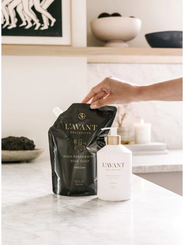 L Avant Collective Dish Soap Refill Pouch-Fresh Linen on Sale