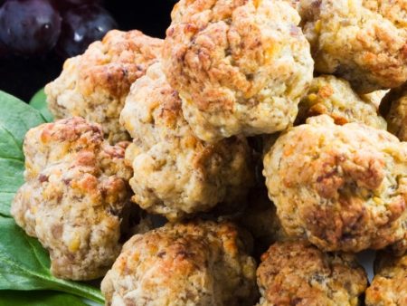 *GLUTEN FREE* Asiago Sausage Balls (12 ct.) Online now