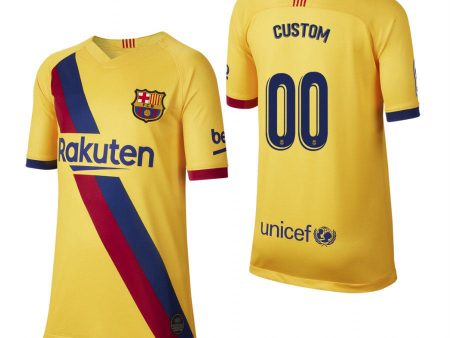 Barcelona Custom Youth 19 20 Away Jersey Fashion