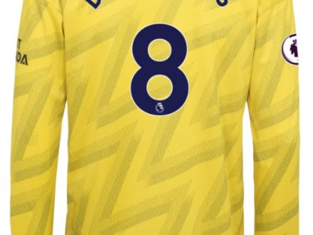 Dani Ceballos Arsenal Long Sleeve 19 20 Away Jersey on Sale