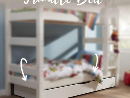 Kidz Beds - Trundle Bed Drawer - White For Sale