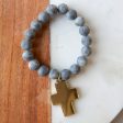 Cross Gemstone Bracelet on Sale