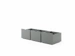 Pino Set Of 3 Drawers Grey Sale