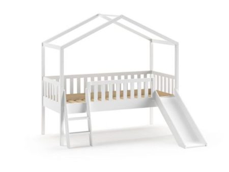 Dallas House Bed with Ladder and Slide Hot on Sale