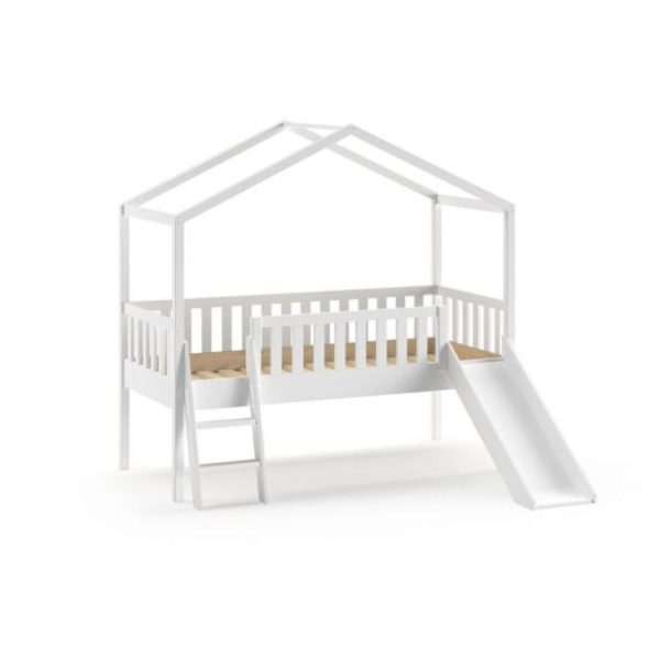 Dallas House Bed with Ladder and Slide Hot on Sale