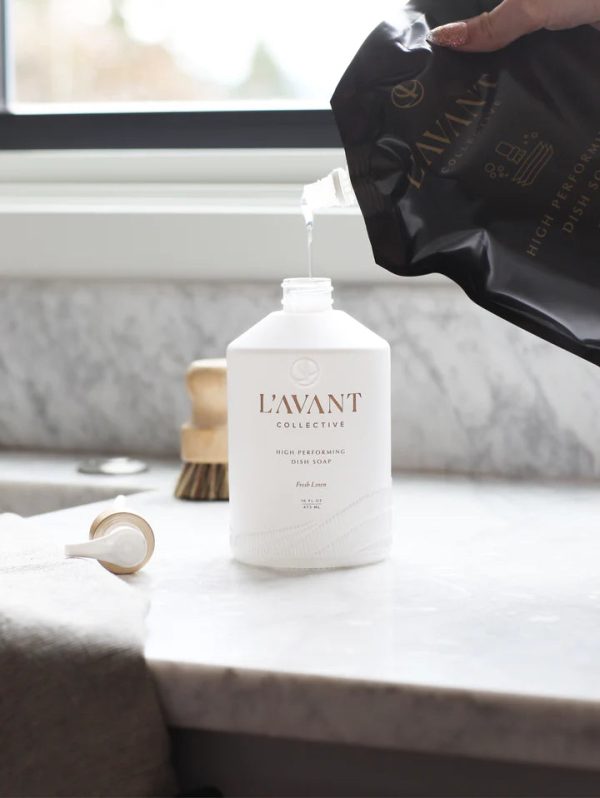 L Avant Collective Dish Soap Refill Pouch-Fresh Linen on Sale