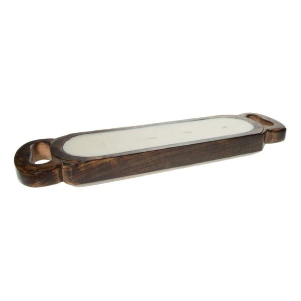 Medium wooden candle tray 40 oz red currant Online Sale