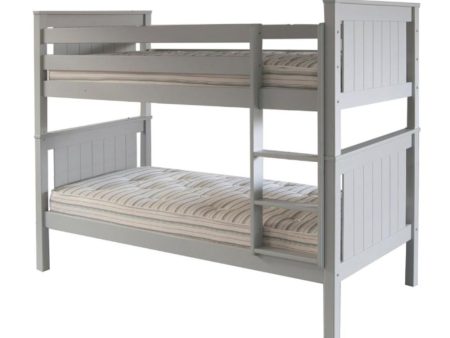 Little Folks Furniture - Classic Beech Bunk Beds - Grey Online