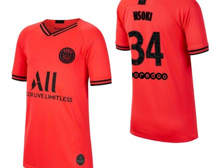 Stanley N Soki Paris Saint-Germain Youth 19 20 Away Jersey For Sale