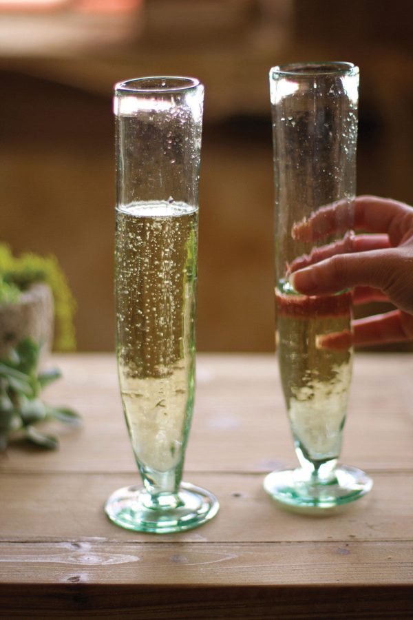 Tall Recycled Champagne Flute Discount