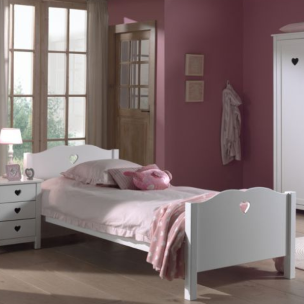 Vipack - Amori Single Bed - White For Sale