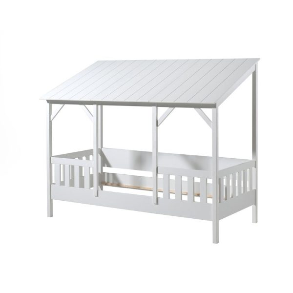 White House Bed w  White Roof by Vipack For Cheap