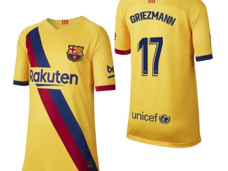 Antoine Griezmann Barcelona Youth 19 20 Away Jersey Supply