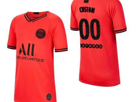 Paris Saint-Germain Custom Youth 19 20 Away Jersey For Discount