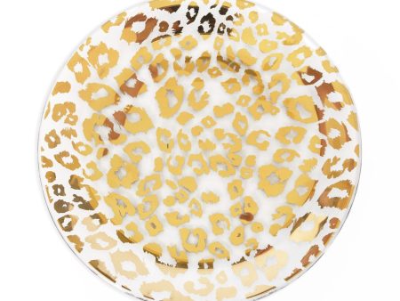 CHEETAH SALAD PLATE Supply