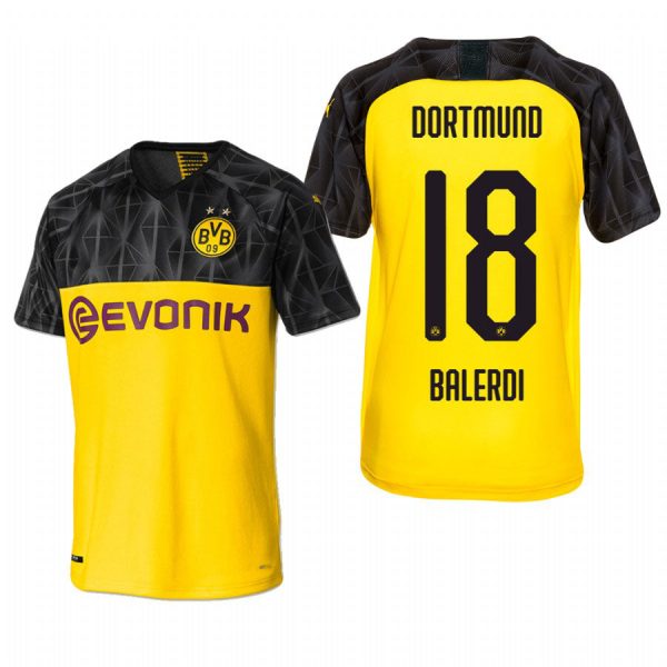 Leonardo Balerdi Borussia Dortmund 19 20 Cup Jersey For Cheap