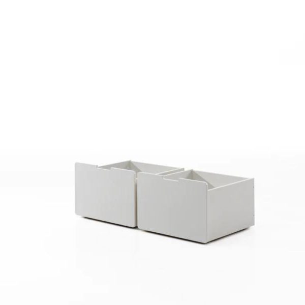 Pino Set Of 2 Drawers White Online