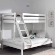 Triple 4ft6 Bunk Bed White by Vipack Supply