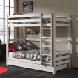 Vipack - Pino Bunk Bed with Trundle Drawer Discount