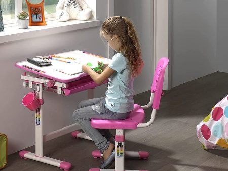 Vipack Comfortline Desk 201 - Pink Fashion