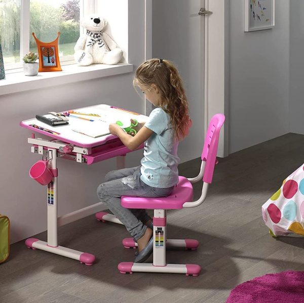 Vipack Comfortline Desk 201 - Pink Fashion