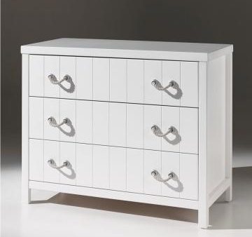 Vipack - Lewis 3 Drawer Chest Of Drawers Online now