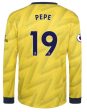 Nicolas Pepe Arsenal Long Sleeve 19 20 Away Jersey Online Sale