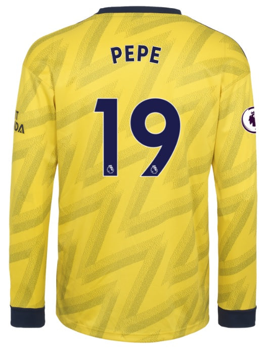 Nicolas Pepe Arsenal Long Sleeve 19 20 Away Jersey Online Sale