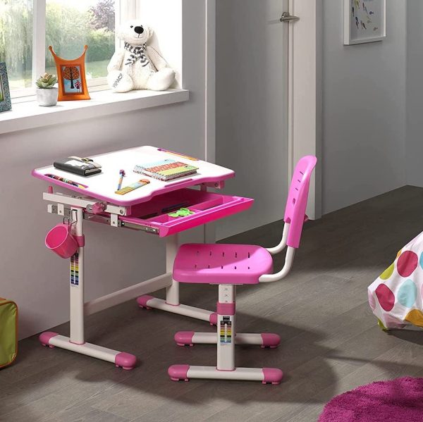 Vipack Comfortline Desk 201 - Pink Fashion