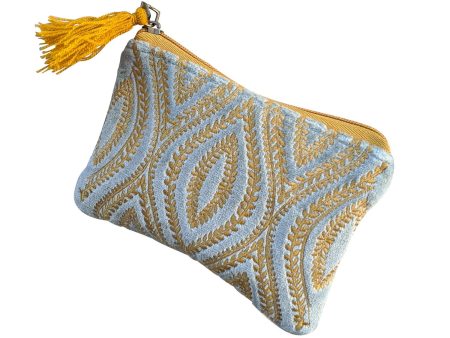 Gold Turquoise Ovals Coin Purse Sale