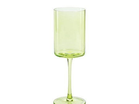 Fruttuoso Wine Glass-Light Green on Sale