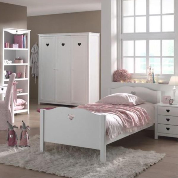 Vipack - Amori Single Bed - White For Sale