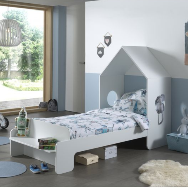 Vipack - Casami White Single Bed Hot on Sale