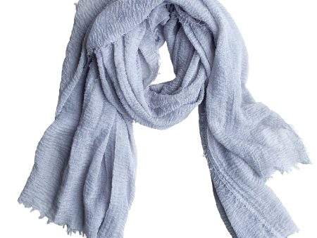 Classic Soft Solid Scarf - Gray For Discount