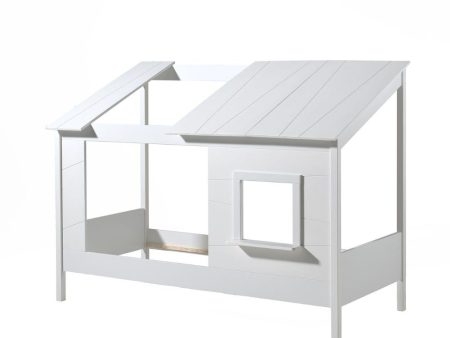 White Cabane House Bed by Vipack Sale