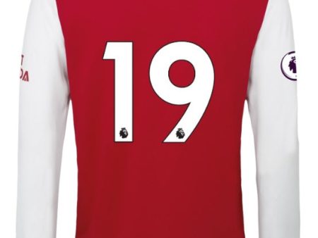 Nicolas Pepe Arsenal Long Sleeve 19 20 Home Jersey For Discount