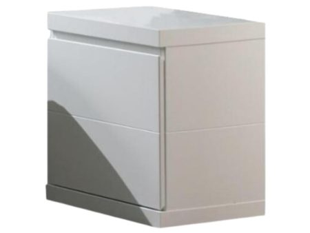 Vipack - Lara Bedside Locker - White Hot on Sale