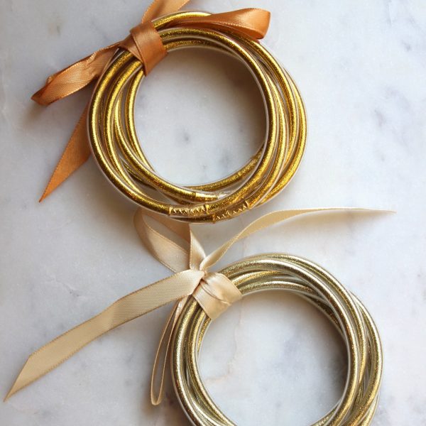 Gold Bangles, Gold Bracelets - set of 5 Online now