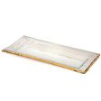 EDGEY RECTANGULAR TRAY-GOLD Online