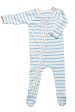 Baby Long Sleeve Onesie Chalk Sky Stripe Online now