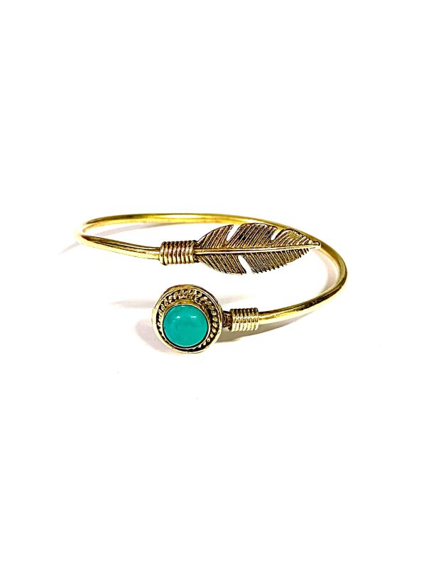 Abeni Turquoise Adjustable Cuff Online Hot Sale