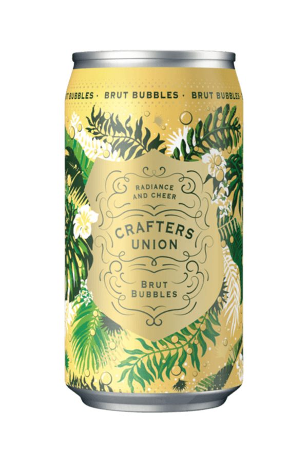 Crafters Union   Brut Bubbles  N.V. - 375ML can Fashion