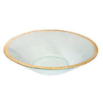 EDGEY ROUND BOWL-GOLD Discount