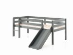 Pino Midsleeper Ladder and Slide Grey Supply