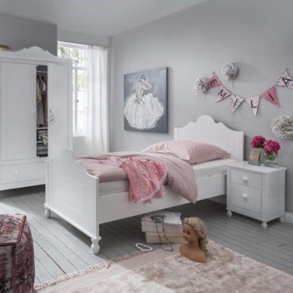 Kidz Beds - Klaudia Single Bed in White Discount