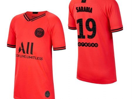 Pablo Sarabia Paris Saint-Germain Youth 19 20 Away Jersey For Discount