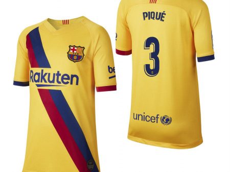 Gerard Pique Barcelona Youth 19 20 Away Jersey Online