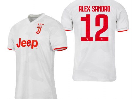 Juventus Alex Sandro Kids 19 20 Away Jersey For Sale